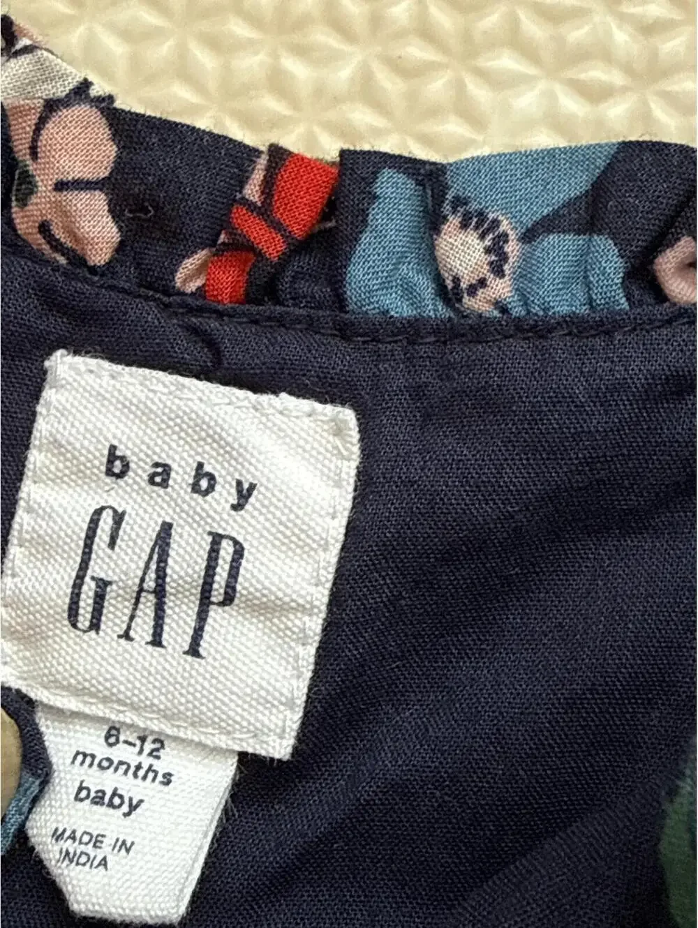 Baby GAP Floral Dress with Attached Bloomers 6-12 Months
